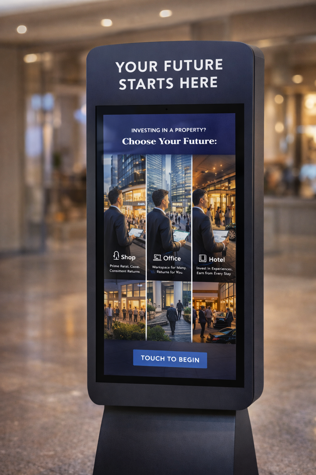 AI Vision Studio kiosk